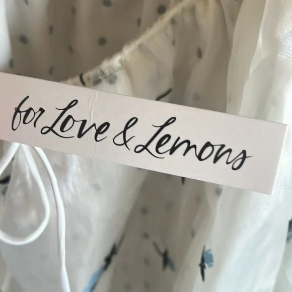 For Love and Lemons Marcella mini dress NWT babydoll dress - Picture 10 of 16